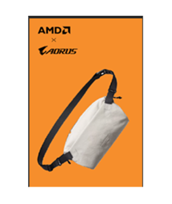 Gigabyte AORUS AMD | Sling Bag | Grey