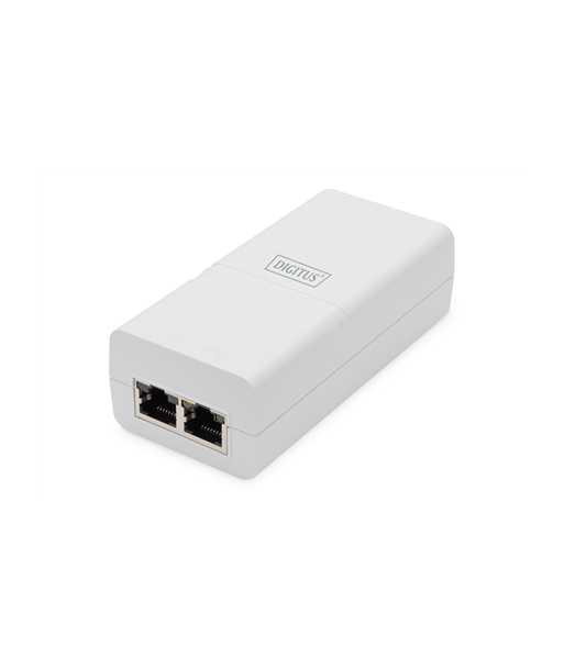 Digitus Gigabit Ethernet PoE+ Injector 	DN-95132 Ethernet LAN (RJ-45) ports 1xRJ-45 10/100/1000 Mbps Gigabit, 802.3at