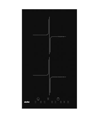 Pliidiplaat, 3020 XEISP, Simfer Number of burners/cooking zones 2, Induction, Touch control, Timer, Black