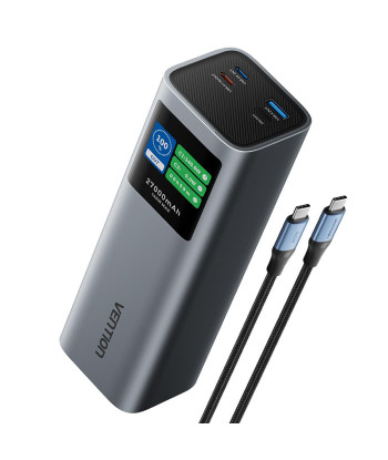 Akupank powerbank USB 27000MAH 140W/FKEH0 VENTION