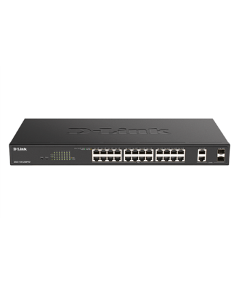 D-Link, DGS-1100 Series Gigabit Smart Managed Switches, DGS-1100-26MPV2, Managed L2, Desktop/Rackmountable