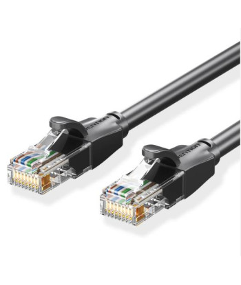 PATCH CABLE CAT.6 UTP/1.5M BLACK IBEBG VENTION