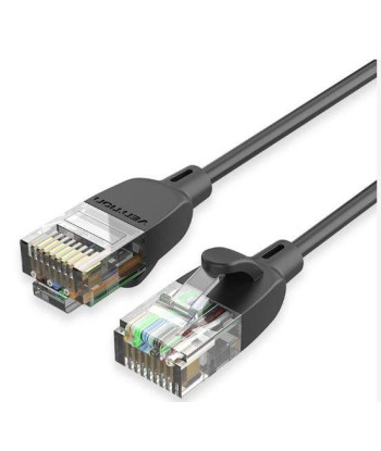 PATCH CABLE CAT.6A UTP/1M BLACK IBIBF VENTION