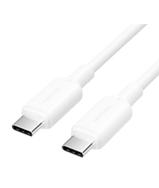 CABLE USB-C TO USB-C/1M WHITE TRCWF VENTION