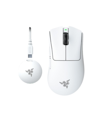 Razer DeathAdder V4 Pro Gaming mouse, White | Razer