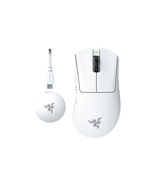 Razer DeathAdder V4 Pro Gaming mouse, White | Razer