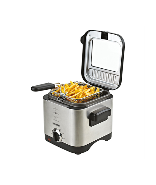 Mesko, Deep Fryer, MS 4910, Power 900 W, Capacity 1.5 L, Silver