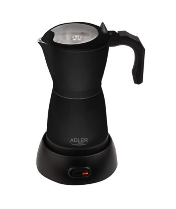 Camry, Electric Moka Coffe Maker, CR 4415b, 480 W, Black