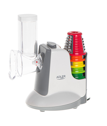 Adler, Vegetable Slicer, AD 4815, White/Grey, 150 W