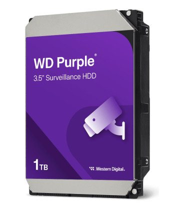 HDD WESTERN DIGITAL Purple 1TB SATA 3.0 64 MB 5400 rpm 3,5" WD11PURZ
