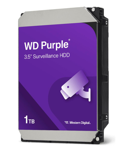 HDD WESTERN DIGITAL Purple 1TB SATA 3.0 64 MB 5400 rpm 3,5" WD11PURZ