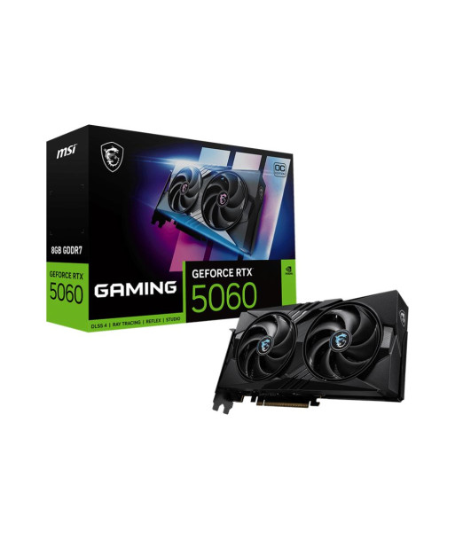 Видеокарта MSI NVIDIA GeForce RTX 5060 8 GB GDDR7 128 bit PCI Express x16 5.0 Active RTX50608GGAMINGOC
