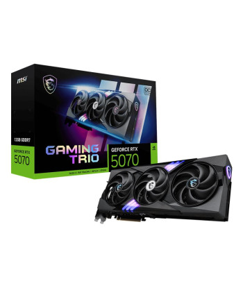 Graphics Card MSI NVIDIA GeForce RTX 5070 12 GB GDDR7 192 bit PCIE 5.0 16x Triple slot Fansink 1xHDMI 3xDisplayPort