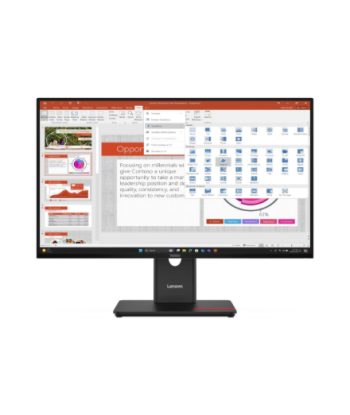 Lenovo, T27-40, 27", IPS, 16:9, 120 Hz, 6 ms, 1920 x 1080 pixels, 300 cd/m², HDMI ports quantity 1, Black, Warranty 36 month(s)