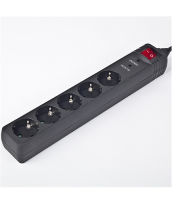 EnerGenie Surge Protector SPG5-C-15/ 4.5 m/ 5 Sockets/ Black