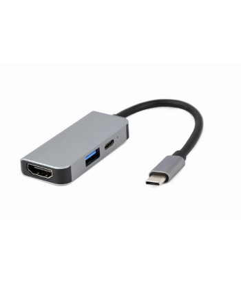 I/O ADAPTER USB-C TO HDMI/USB3/3IN1 A-CM-COMBO3-02 GEMBIRD