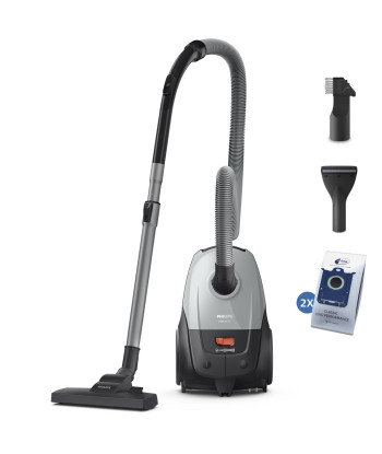 Пылесос PHILIPS Input power 850 W Dust capacity 3 L Cylinder vacuum Cleaning type Dry Dust container Dust bag Colour