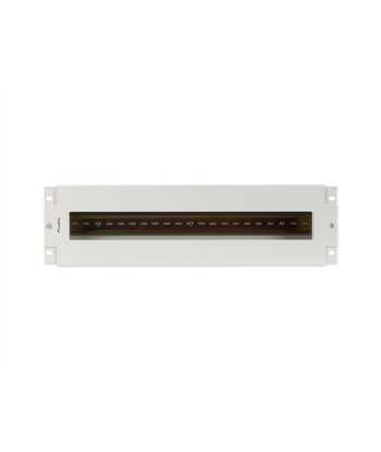 Lanberg 19" 3U Voltage Distrubution Panel with Din Rail TS-35 | Grey