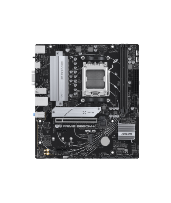 Asus, PRIME B650M-K, Processor family AMD, Processor socket AM5, DDR5, Supported hard disk drive interfaces SATA, M.2, Number