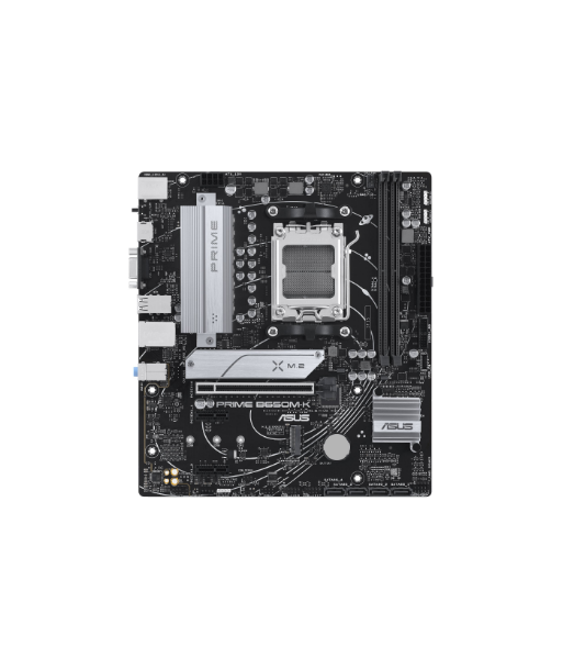 Asus, PRIME B650M-K, Processor family AMD, Processor socket AM5, DDR5, Supported hard disk drive interfaces SATA, M.2, Number