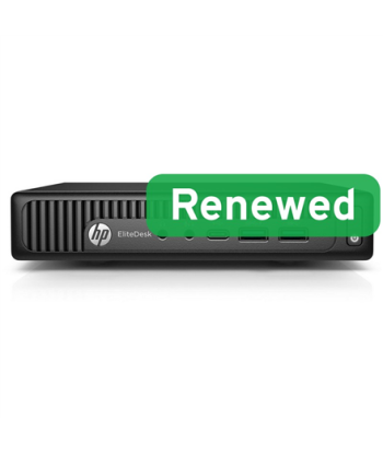 HP Renewed Grade A, EliteDesk 800 G2 DM, Intel Core i5, i5‑6500, 12 GB, SATA, 240 GB, Intel HD Graphics 530, Windows 11 Pro