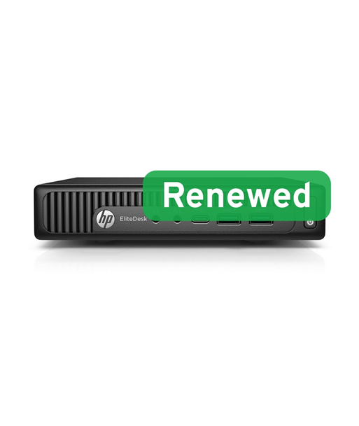 HP Renewed Grade A, EliteDesk 800 G2 DM, Intel Core i5, i5‑6500, 12 GB, SATA, 240 GB, Intel HD Graphics 530, Windows 11 Pro