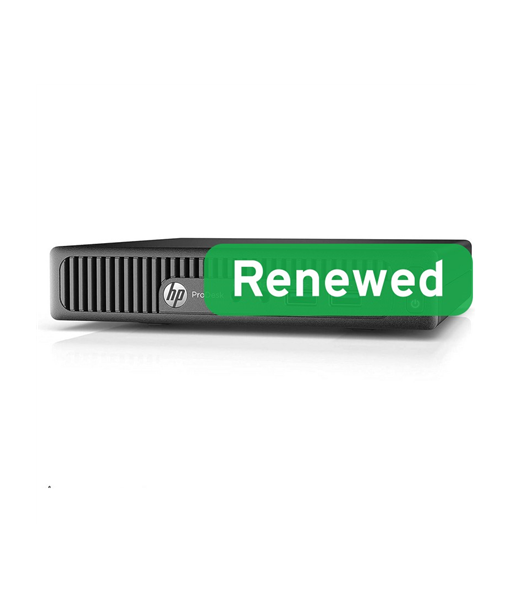 HP Renewed Grade B, ProDesk 400 G2 DM, Intel Core i3, i3‑6100T, 8 GB, SSD, 128 GB, Intel HD Graphics 530, Windows 11 Home