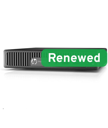 HP Renewed Grade A, ProDesk 400 G2 DM, Intel Core i3, i3‑6100T, 8 GB, SSD, 128 GB, Intel HD Graphics 530, Windows 11 Home
