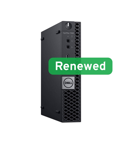 DELL Renewed Grade A, OptiPlex 7060 Micro, Intel Core i5, i5‑8500T, 16 GB, SSD, 128 GB, Intel UHD Graphics 630, Windows 11 Pro