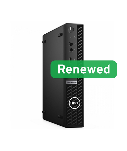 DELL Renewed Grade A, OptiPlex 7080 Micro, Intel Core i5, i5‑10500T, 16 GB, SSD, 256 GB, Intel UHD Graphics 630, Windows 11 Pro