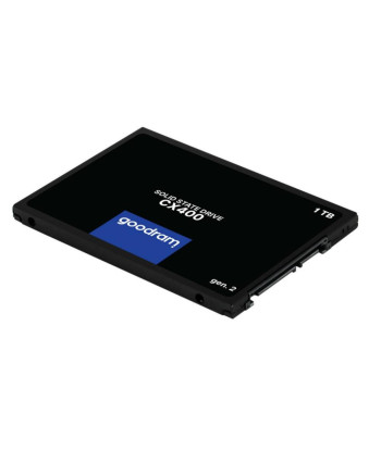 SSD GOODRAM CX400 GEN.2 1TB SATA 3D TLC Write speed 500 MBytes/sec Read speed 550 MBytes/sec 2,5" TBW 720 TB MTBF 2000000