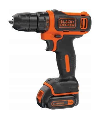 BLACK & DECKER Drill Driver, 10.8 V, 1x1.5 Ah | BDCDD12-QW