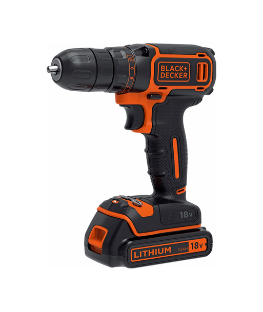 BLACK & DECKER Cordless Drill, 18V | BDCDC18-QW
