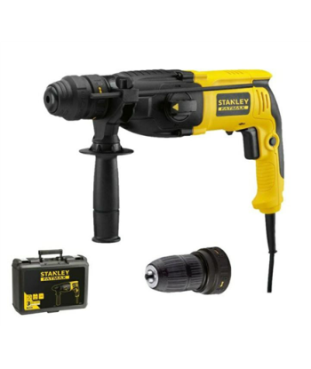 Stanley, 2.4J SDS Plus Hammer Drill With Quick Change Chuck, Kitbox, SFMEH210K-QS, 800 W