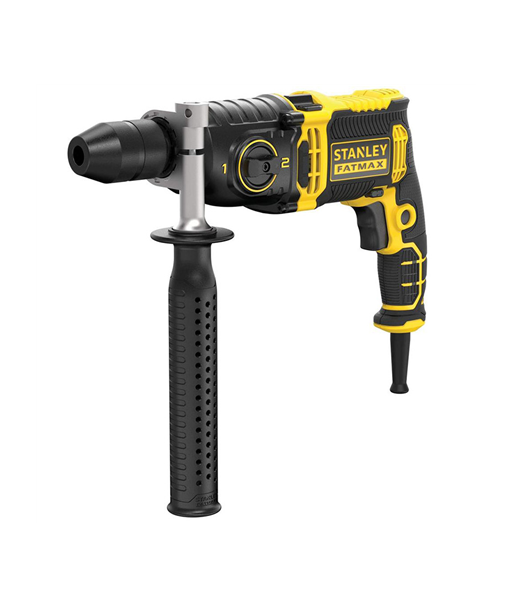 Stanley, 2-Gear Percussion Hammer Drill With Kitbox, FMEH1100K-QS, 1100 W
