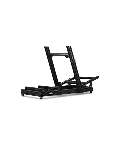 Next Level Racing Aluminium Simulator Cockpit, Wheel Plate Edition | GTElite Lite | Black