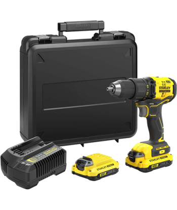 Stanley, 18V V20 Brushless Drill Driver - 2.0Ah Kit, SFMCD710D2K-QW, 18 V, 2.0 Ah, Lithium Ion