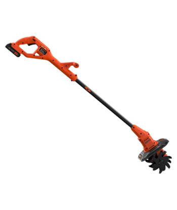 BLACK & DECKER BETL1820L-QW Tiller, Loaded, 18 V, 2 Ah