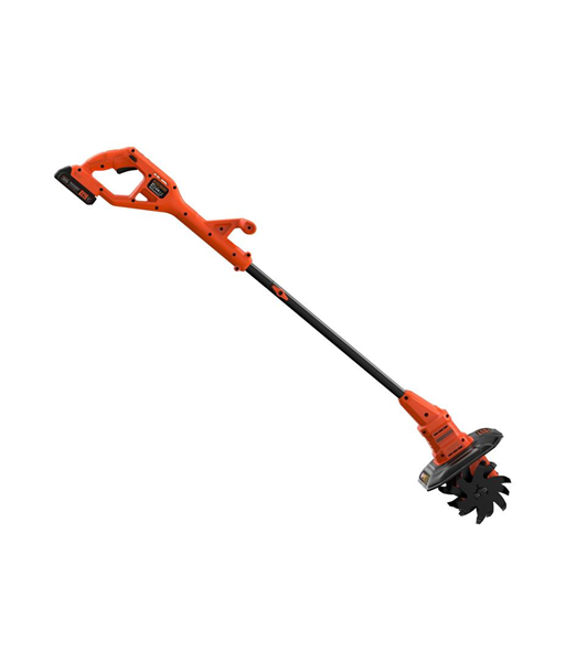 BLACK & DECKER BETL1820L-QW Tiller, Loaded, 18 V, 2 Ah