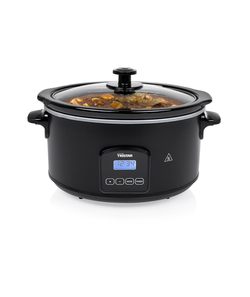 Tristar, Digital Slowcooker, VS-3920, 210 W, Stainless steel, 4.5 L, Number of programs 4, Black