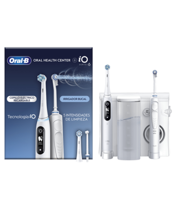 Hambahari Oral-B, iO6 & OxyJet, Rechargeable, For adults, Number of brush heads included 2, Number of teeth brushing modes 5