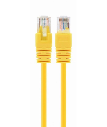 PATCH CABLE CAT5E UTP 0.25M/YELLOW PP12-0.25M/Y GEMBIRD