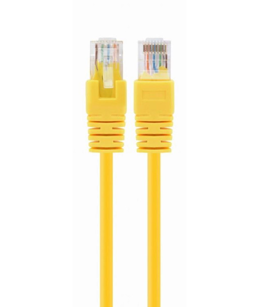 PATCH CABLE CAT5E UTP 0.25M/YELLOW PP12-0.25M/Y GEMBIRD