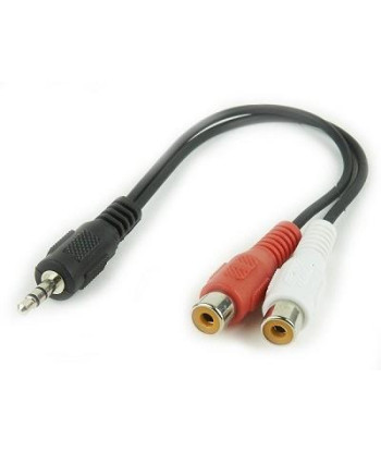 CABLE AUDIO 3.5MM TO 2RCA/SOCKET CCA-406 GEMBIRD