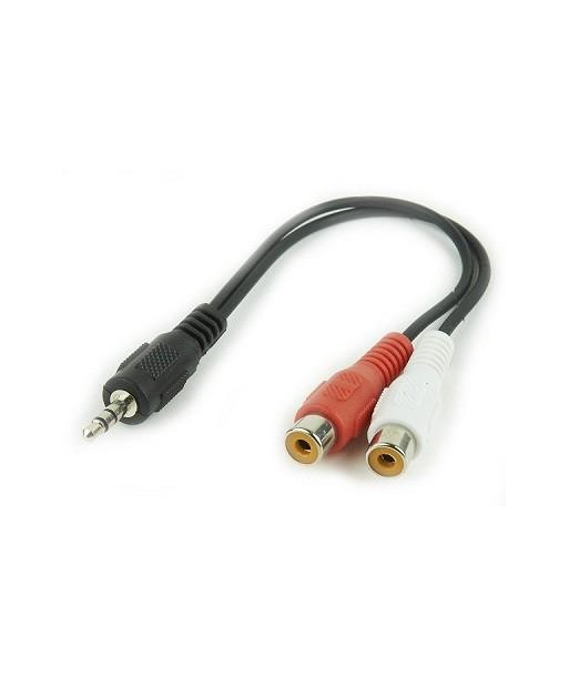 CABLE AUDIO 3.5MM TO 2RCA/SOCKET CCA-406 GEMBIRD
