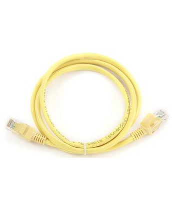 PATCH CABLE CAT5E UTP 1M/YELLOW PP12-1M/Y GEMBIRD