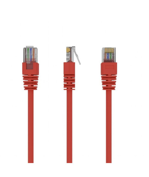 PATCH CABLE CAT5E UTP 1.5M/RED PP12-1.5M/R GEMBIRD