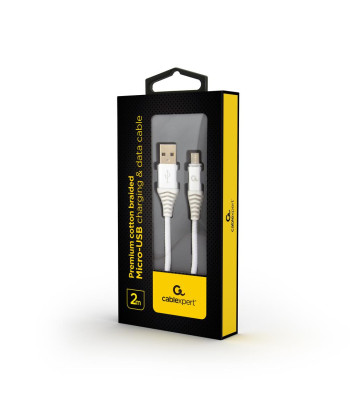 CABLE USB2 TO MICRO-USB 2M/CC-USB2B-AMMBM-2M-BW2 GEMBIRD