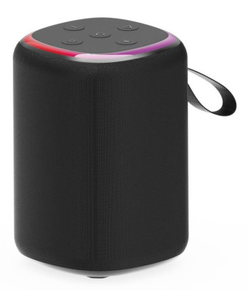 Переносная колонка GEMBIRD Black Wireless Bluetooth SPK-BT-LED-08S
