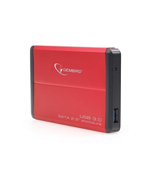HDD CASE EXT. USB3 2.5"/RED EE2-U3S-2-R GEMBIRD